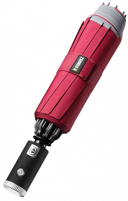 Купить  зонт Zuodu Automatic Umbrella LED Red-2.jpg